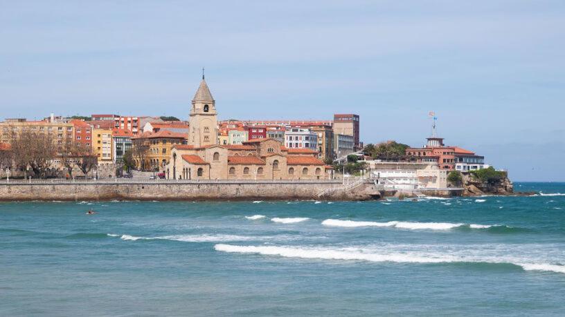 Las Palmeras Hotel Gijon Ngoại thất bức ảnh